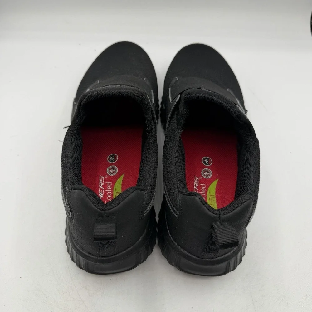 Skechers‎ Arch Fit SR Cicades Work Shoes Mens 11.5 Black Soft Toe Slop Resistant
